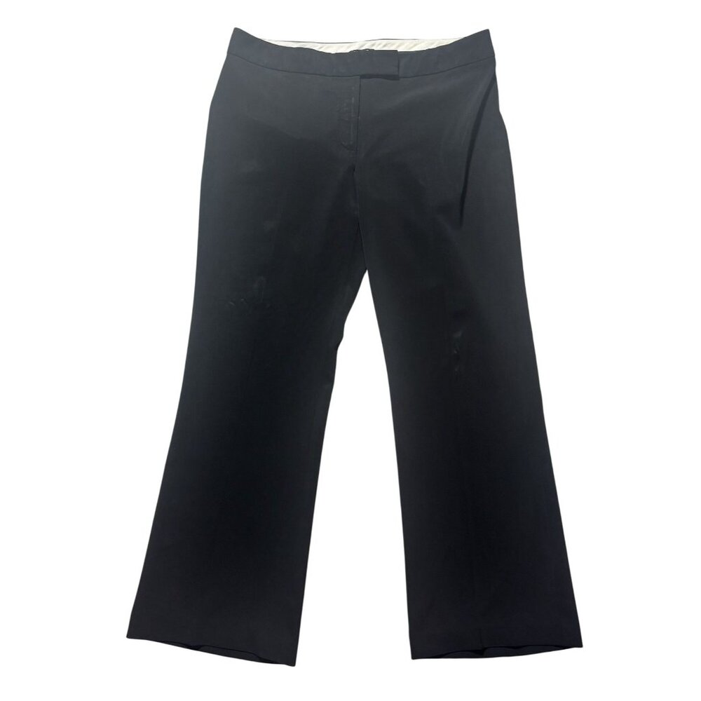 Tahari Black Career Dress Slacks Straight Leg Office Work Pants Women’s